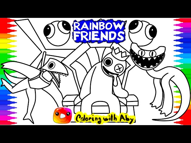 Rainbow Friends 3 Coloring - Versão Mais Recente Para Android