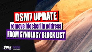 Update - How To Unblock IP Address From Synology Block List screenshot 4