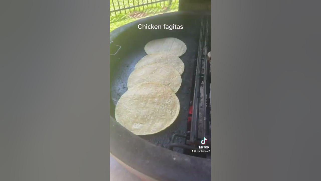 Fajita's on the Kamado Joe kamado food saturday YouTube