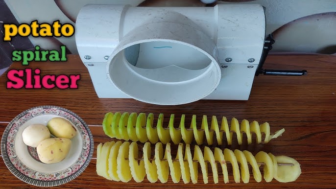 Automatic Stretch Tornado Potato Machine,potato Spiral Cutting