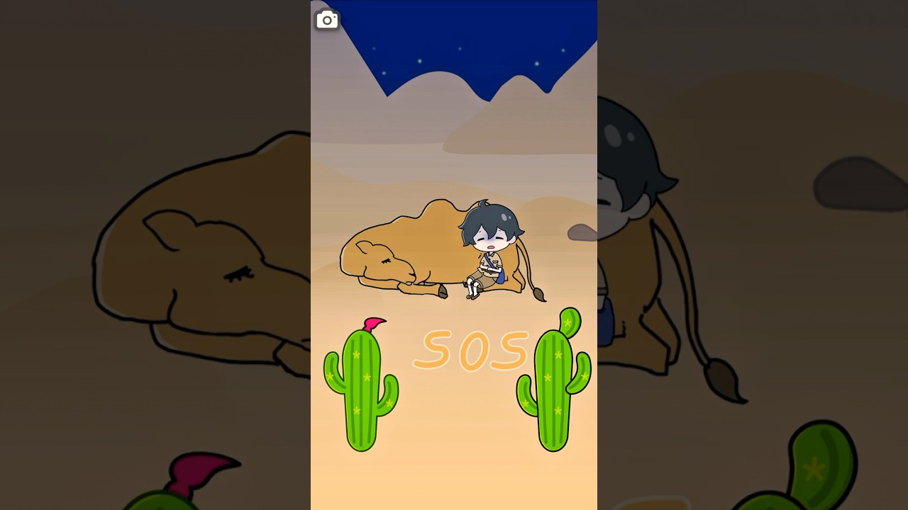 【ねむい子】喉カラカラ砂漠#スマホゲーム#Androidgame#short