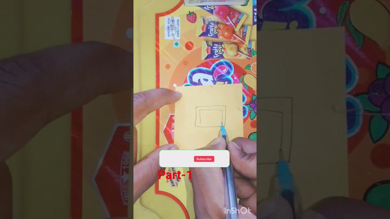 Draw this Rectangles picture without picking up and overlap a pen.Part-1 