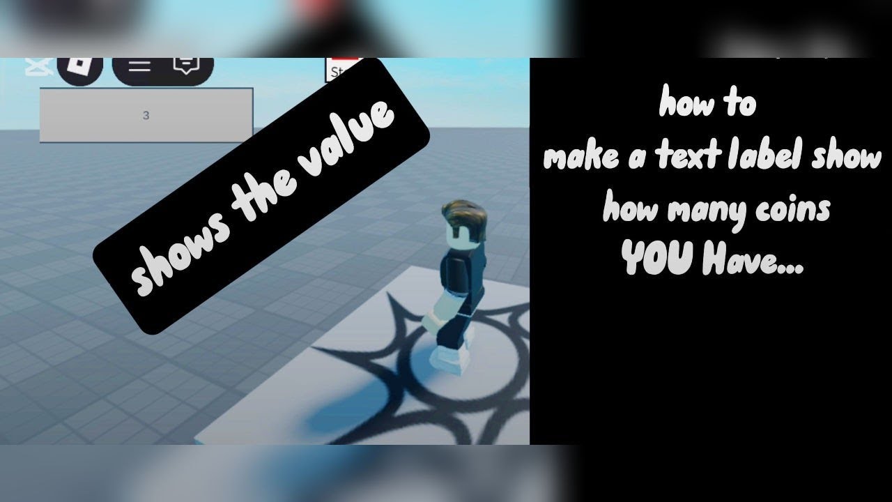 «Как отобразить монеты на экране в Roblox Studio Lite (руководство по TextLabel!) 💰»