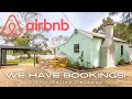 Our first bookings as airbnb hosts what are we in for  airbnb build series