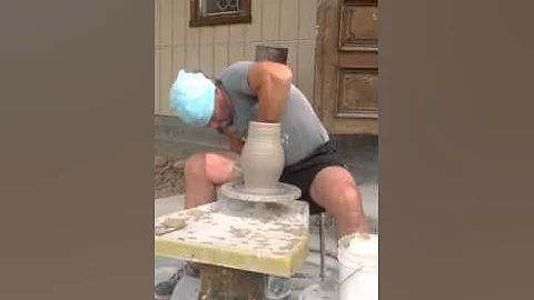 Rodney Mott throwing bottles