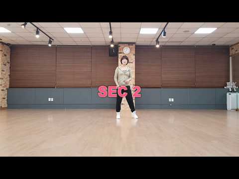 A Sorrow  Memory(애수 k-pop) Linedance  Walkthrough (High Improver Level)