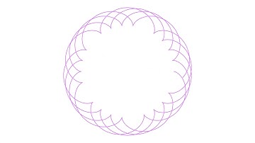 Epitrochoid of Processing (Generative Art Practice Video)