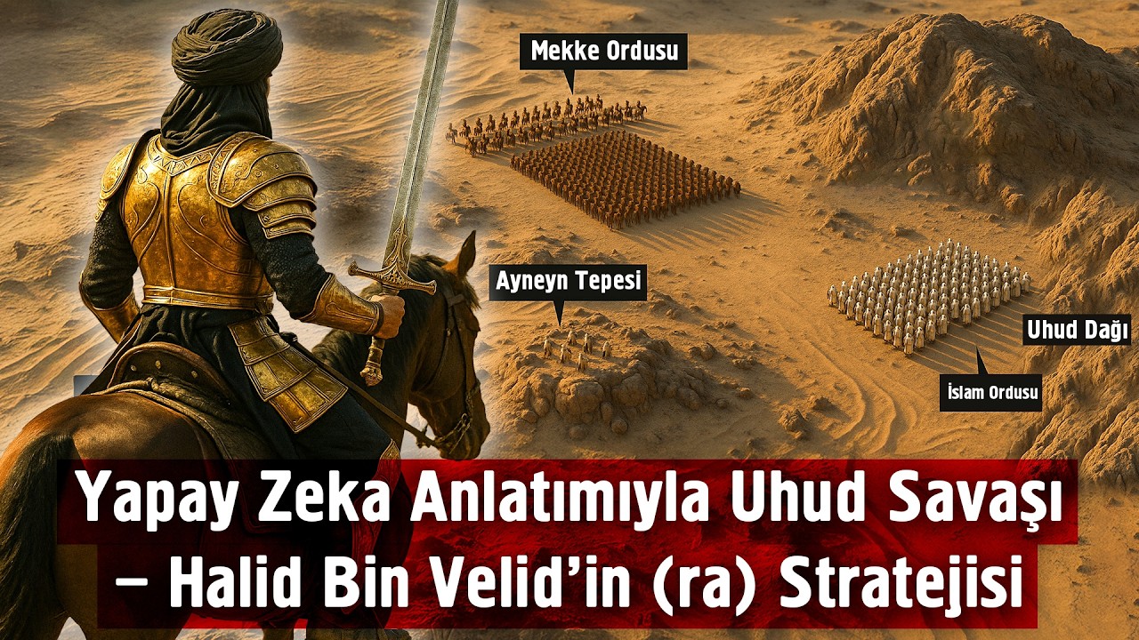 Yapay Zeka Anlatımıyla Uhud Savaşı - Halid Bin Velid (ra) Stratejisi