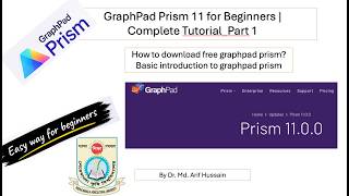 GraphPad Prism 11__Part 1_ for Beginners| Complete Tutorial