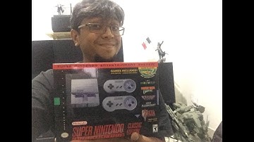 Super NES Classic Edition MINi Unboxing and short Gameplay  Exkowizer