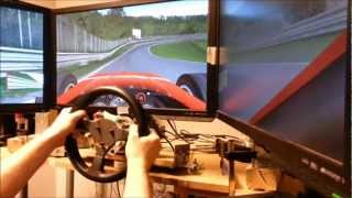 rFactor2 FFB Test: Straight Line, No Canned Effects