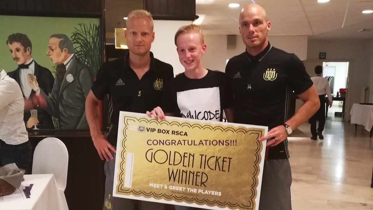 VIP Box - Golden Ticket winners !