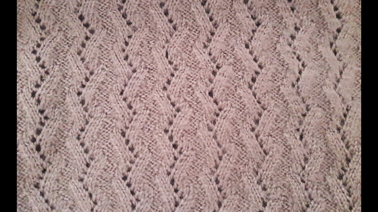 Лето, Жилет Модель, Ажурный Зигзаг