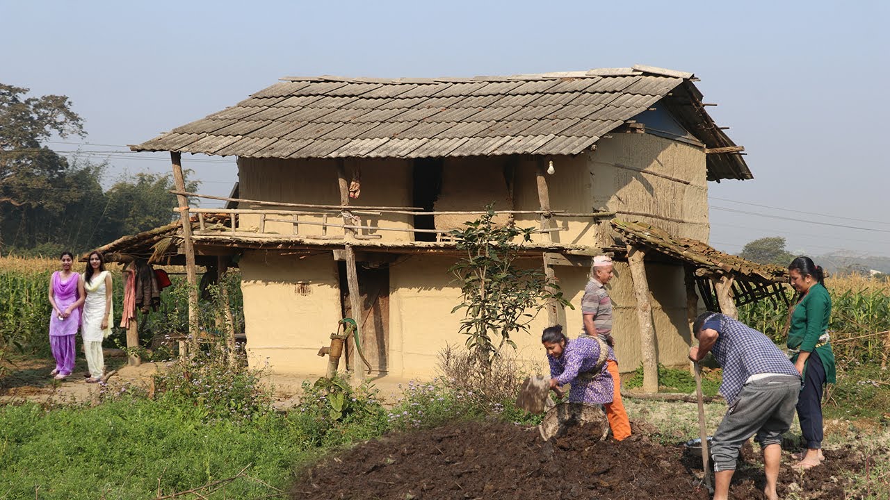 Real Traditional Village Life Style In Nepal - Rural Life Style In Nepal - Country Life Nepal