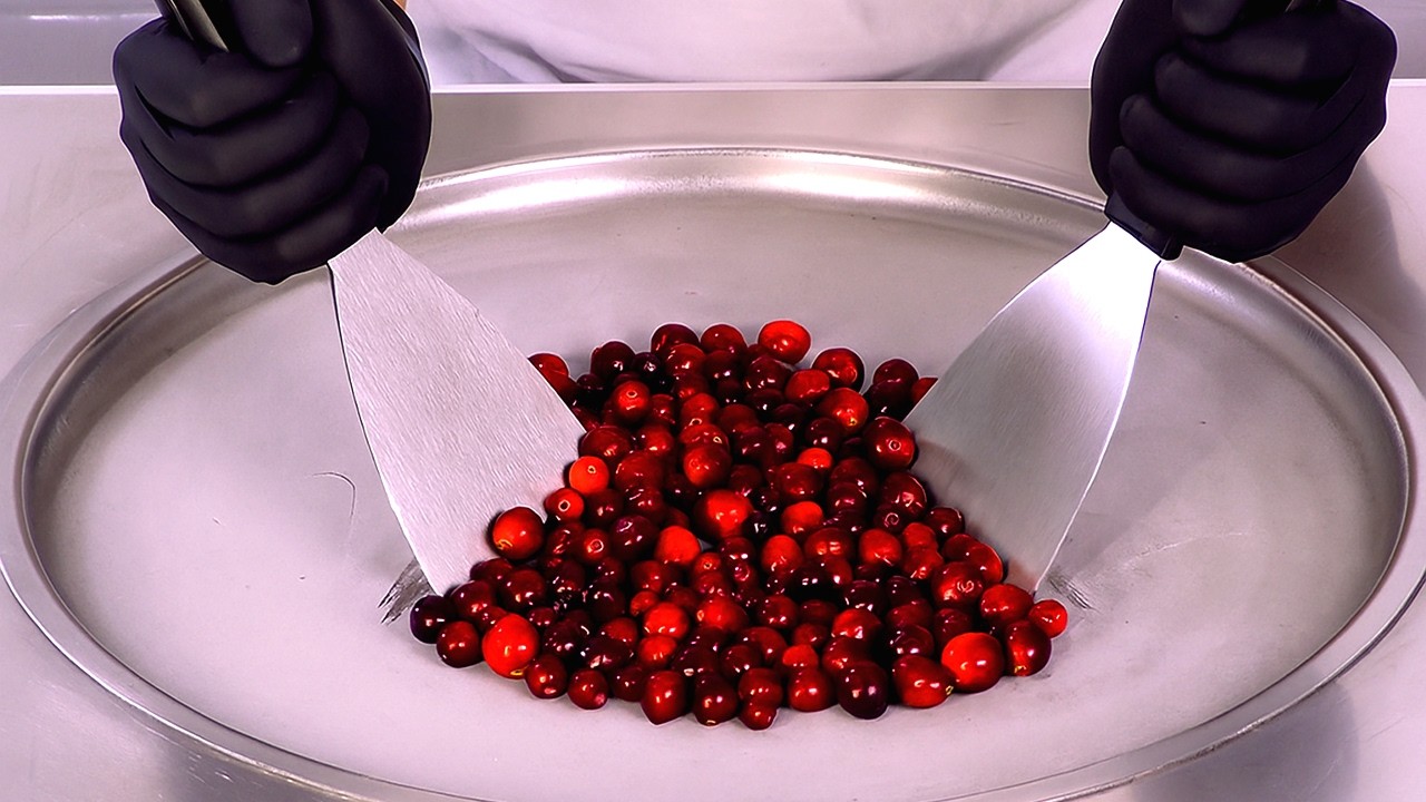 Cranberry — Ice Cream Rolls | ASMR