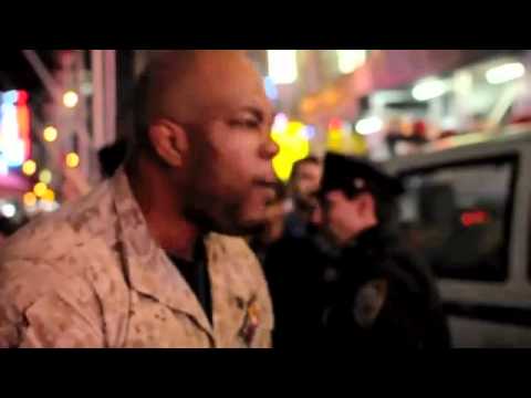 1 Marine vs 30 Cops OWS