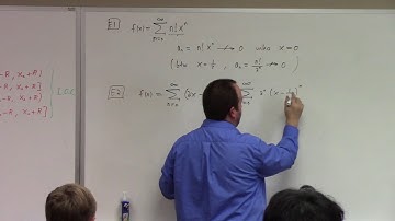 Calculus II: L32, power series domain theorem and examples, 10-25-16