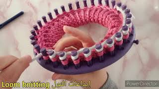 Diy Loom knitting hat tutorial Easy 028