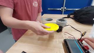 8/17 - First Flywheel Prototype Test