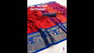 Soft Silk Blend Sarees ||  Rs950 Payment options - cod,phonepe,gpay || +916379412287 screenshot 4