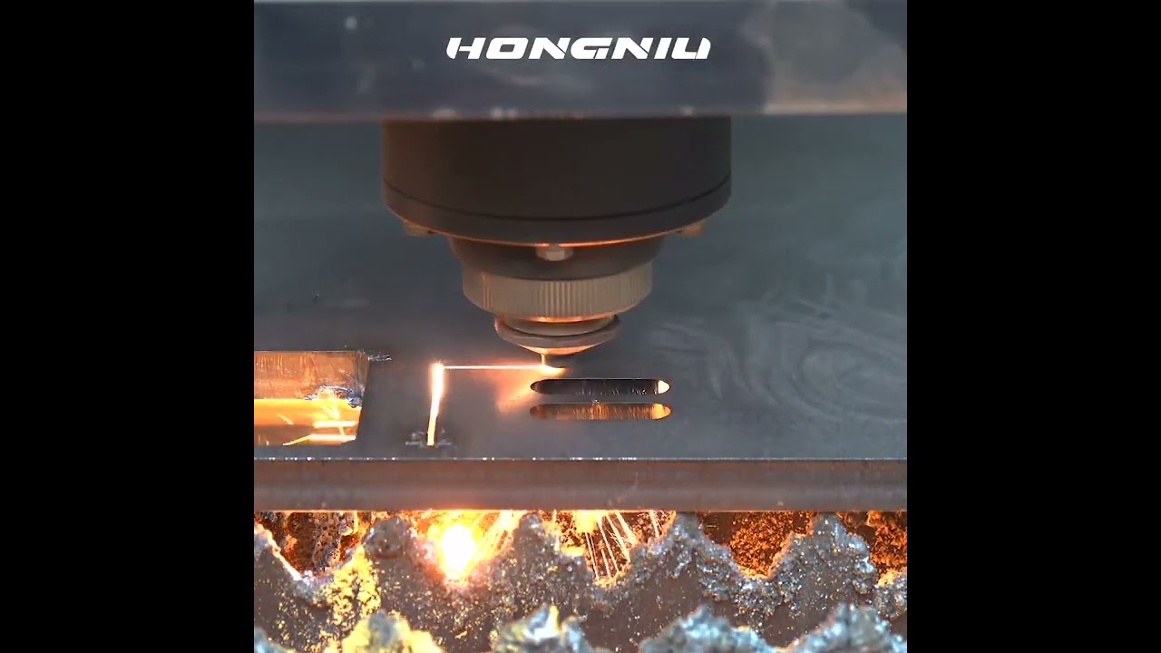 Hongniulaser 6000W Metal Laser Cutting Machine Cutting 12mm Carbon Steel
