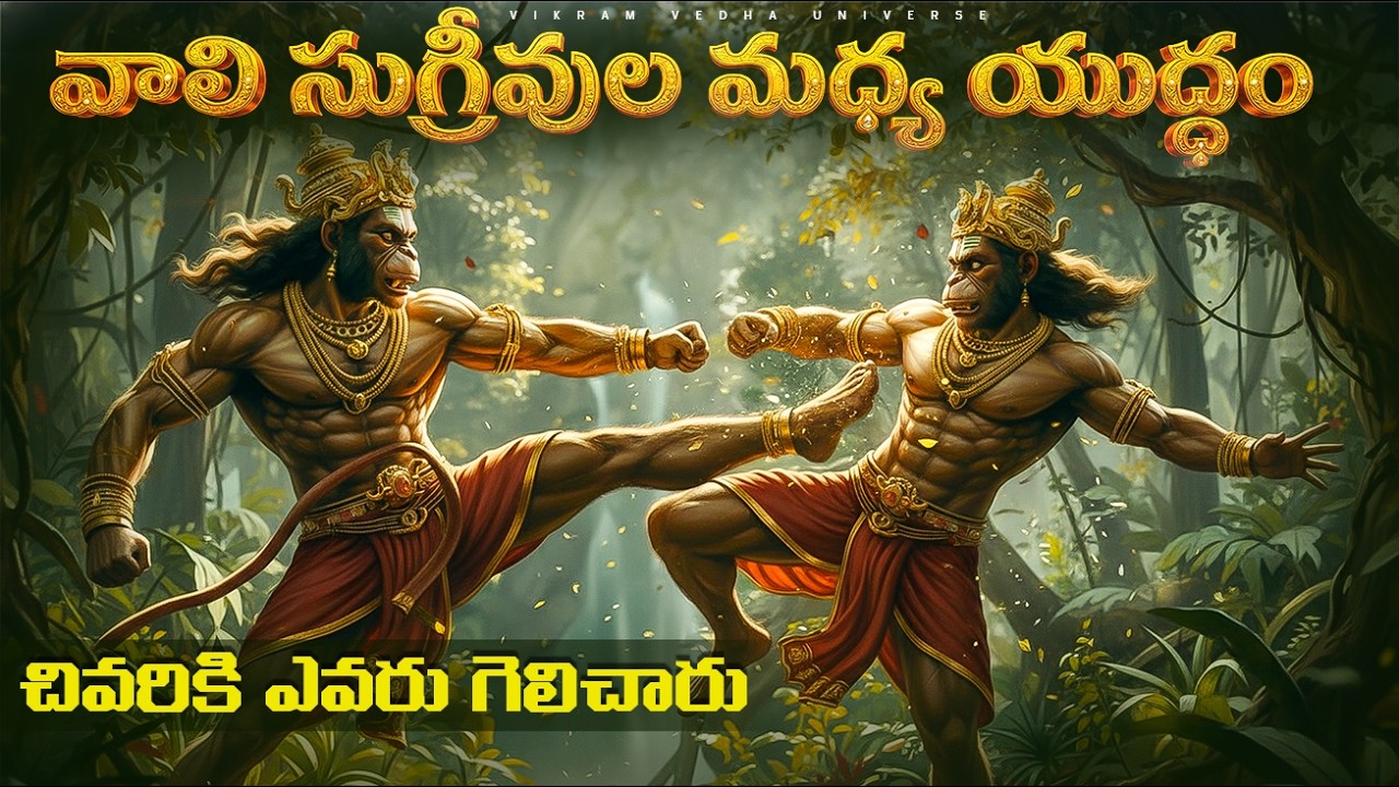 ✊వాలీ సుగ్రీవుల మధ్య యుద్ధం✊VIKRAAM VEDHA UNIVERSE