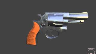 3DS Max Revolver Turntable Render