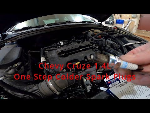 Chevy Cruze 1 4L One Step Colder Spark Plugs - YouTube