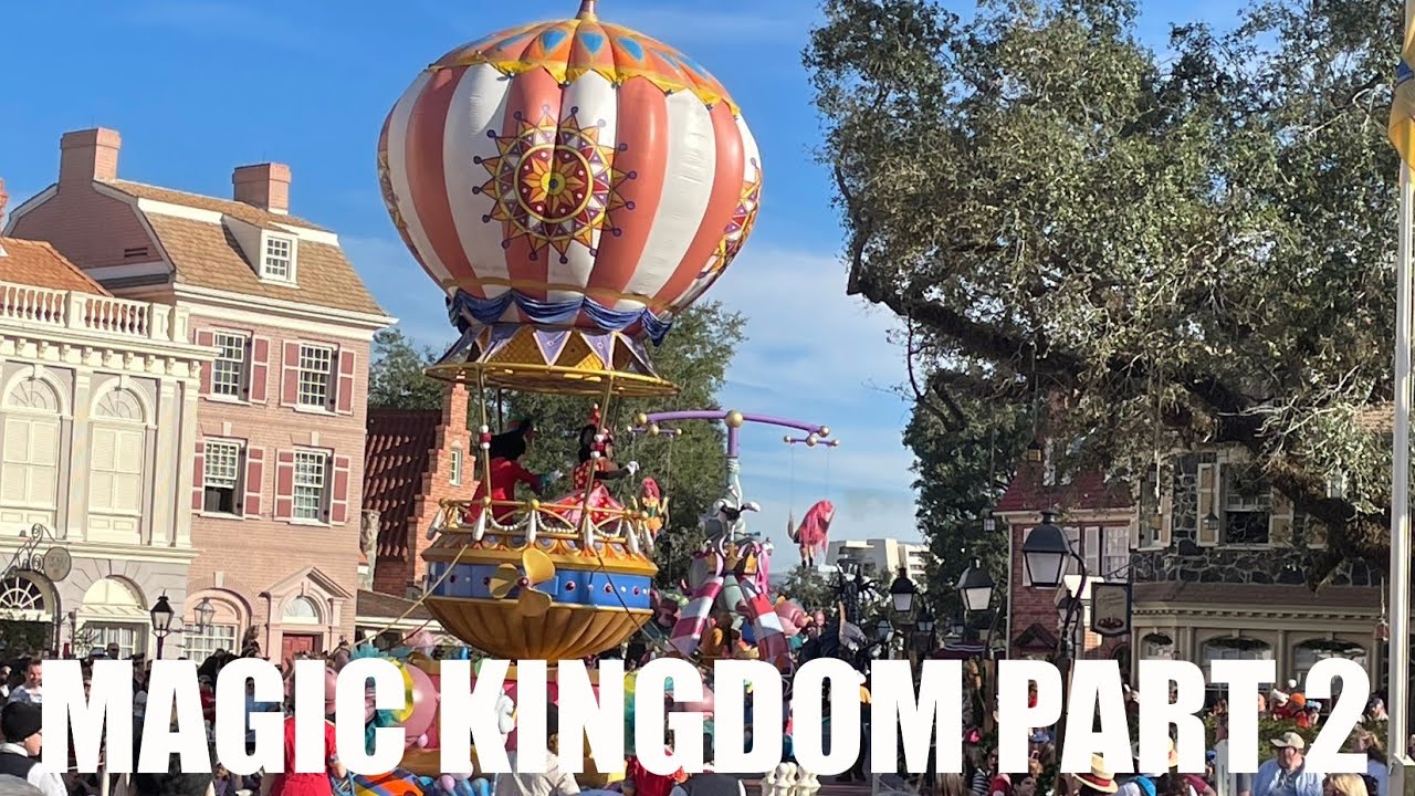 Festival of Fantasy Parade and amazing walk at Magic Kingdom Park in Orlando, Florida!
