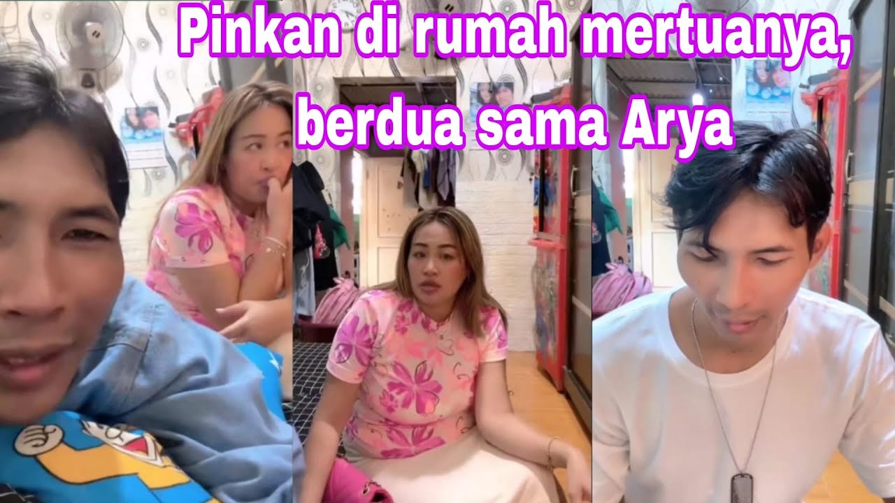 Pinkan di rumah mertuanya tanpa bawa putra putrinya