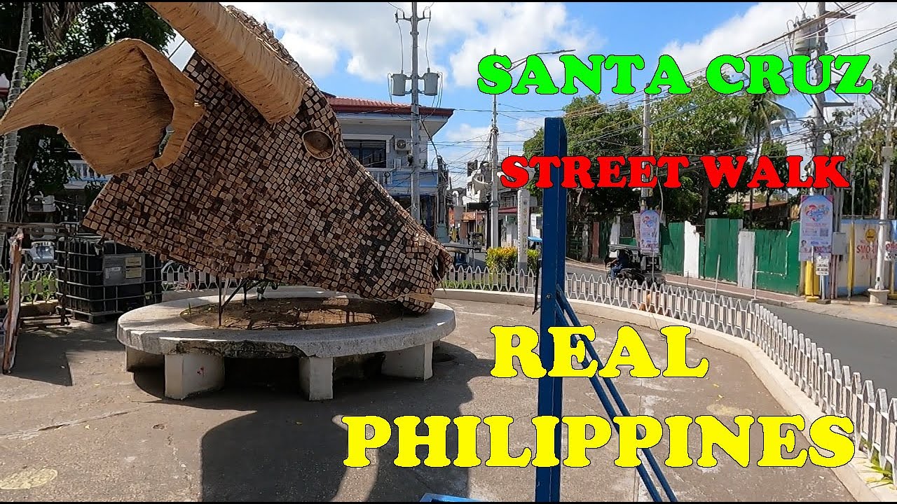 Street Walk in SANTA CRUZ, LAGUNA l Virtual Tour