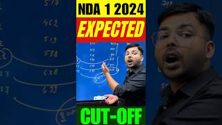 NDA 1 2024 cut off | Upsc NDA 1 2024 cutoff | Upsc Nda 1 2024 #nda #shorts