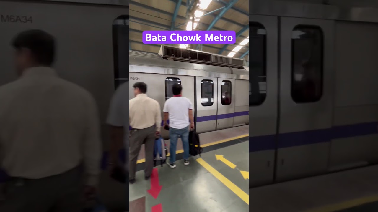 Bata  Chowk Metro Station Delhi Metro Violet Line