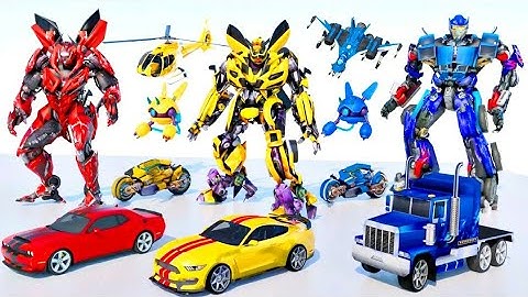 Jet Robot Car Transformation Simulator 3d- Android Gameplay