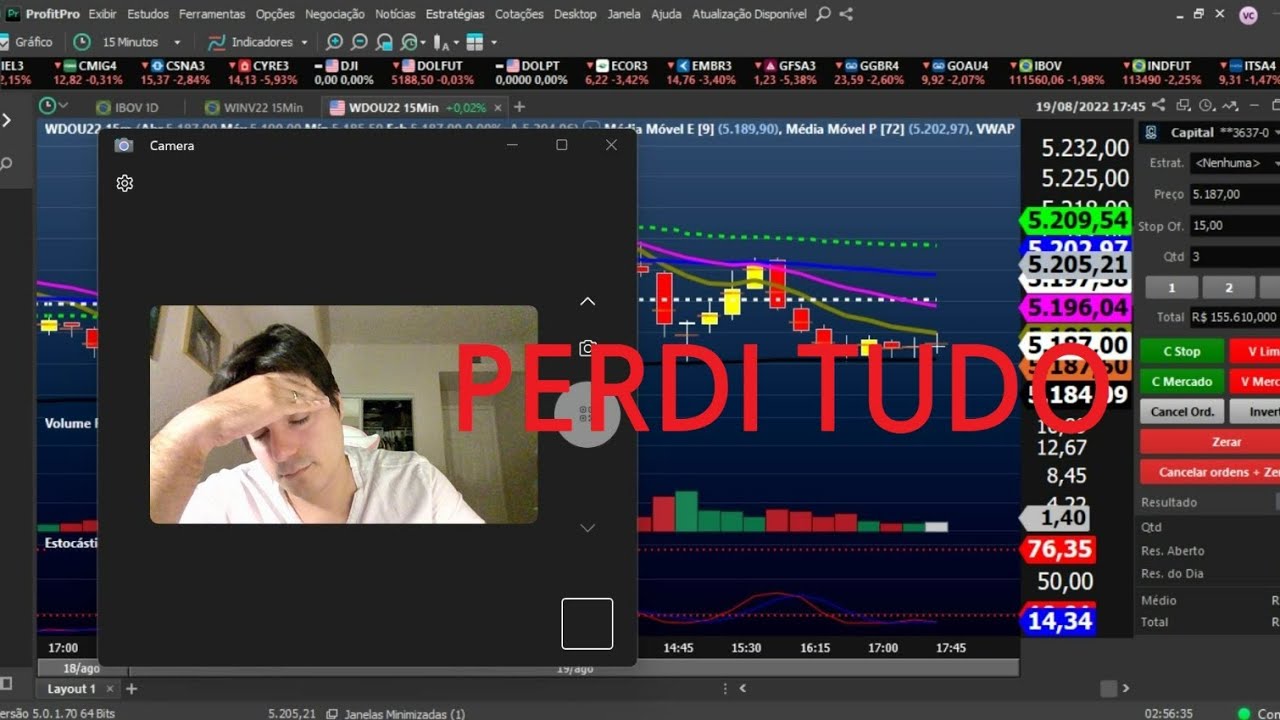 PERDI TUDO NO MERCADO FINANCEIRO, DAY TRADING - YouTube