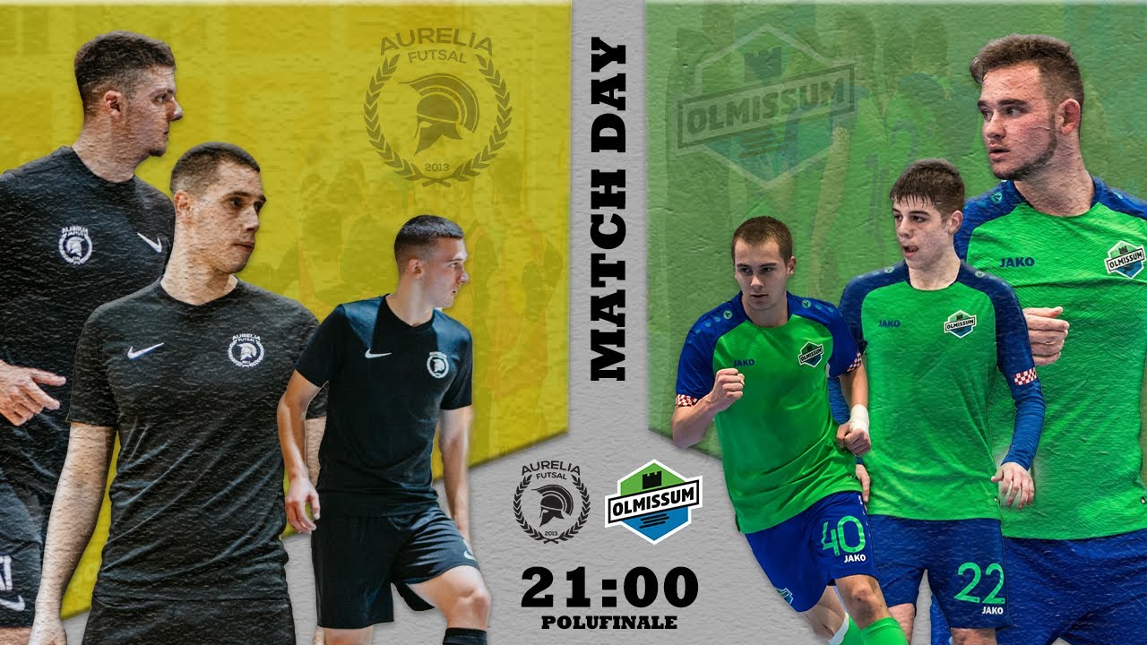 1.HMNL Juniori polufinale PH | Aurelia Futsal - Olmissum |