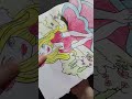 Red Dress Girl Drawing Cutting ASMR ✂️ #shorts #cuttingskills #papercutting