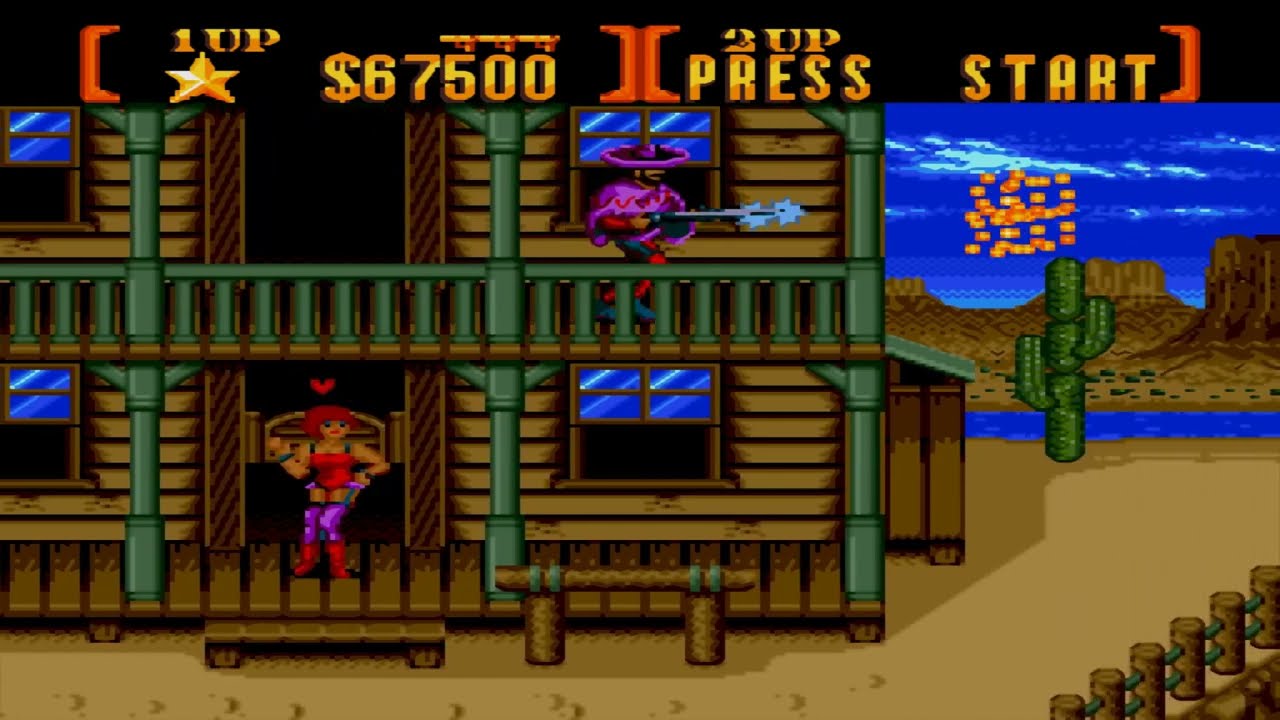 Sunset Riders (GEN) Cormano - Hard Mode - True Ending - High Score Run ...