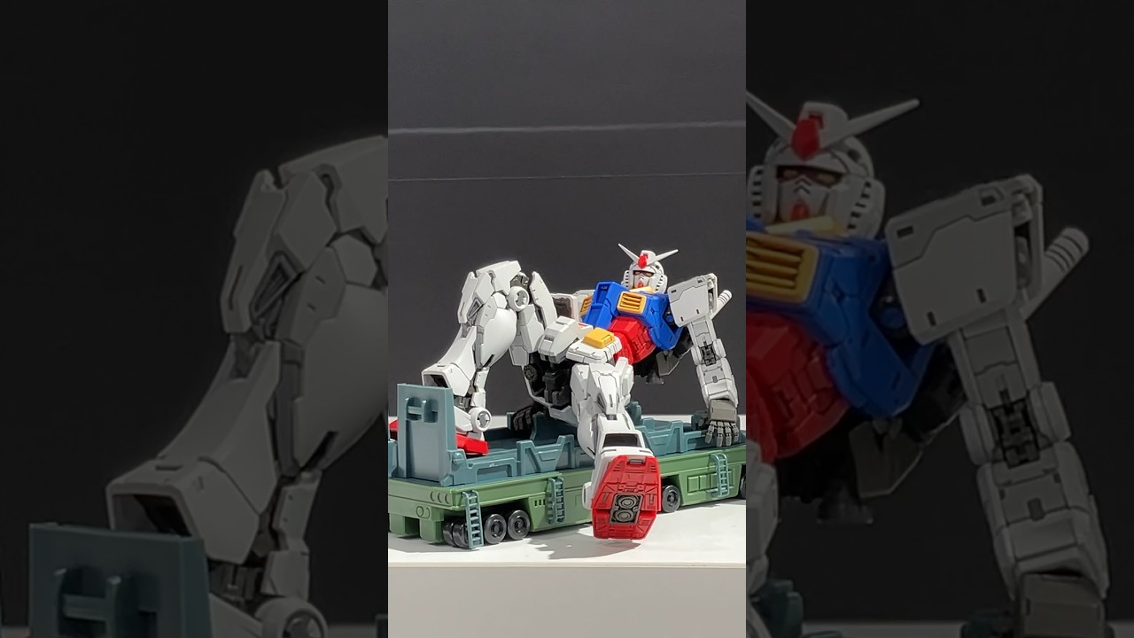 完成品】RGガンダムver.2.0＋ガンダムトレーラー 心地好い