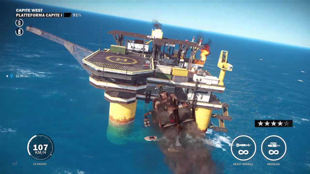 Just cause 3 oil rig take over youtube