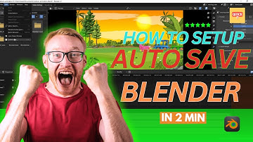 How To Work With Auto Save In BLENDER | Learn About Auto Save In BLENDER?