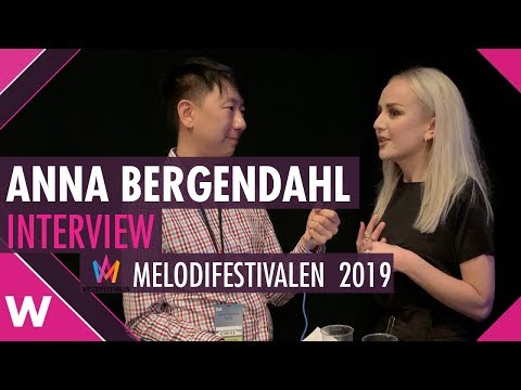 Anna Bergendahl "Ashes To Ashes" Interview @ Melodifestivalen 2019 | wiwibloggs