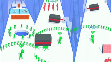 Circles Run 3D NOOB Vs PRO VS HACKER All Level Gameplay #circlesrun