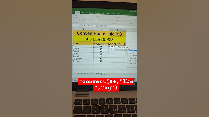 Convert pound into kg #microsoft #excel #viral #shorts