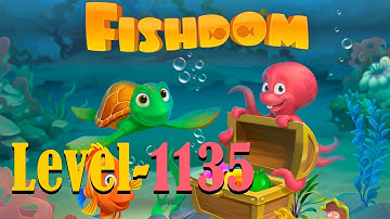 Save  fish game / fishdom / Super Hard level 1135 / #fishdom #savethefish #savefish