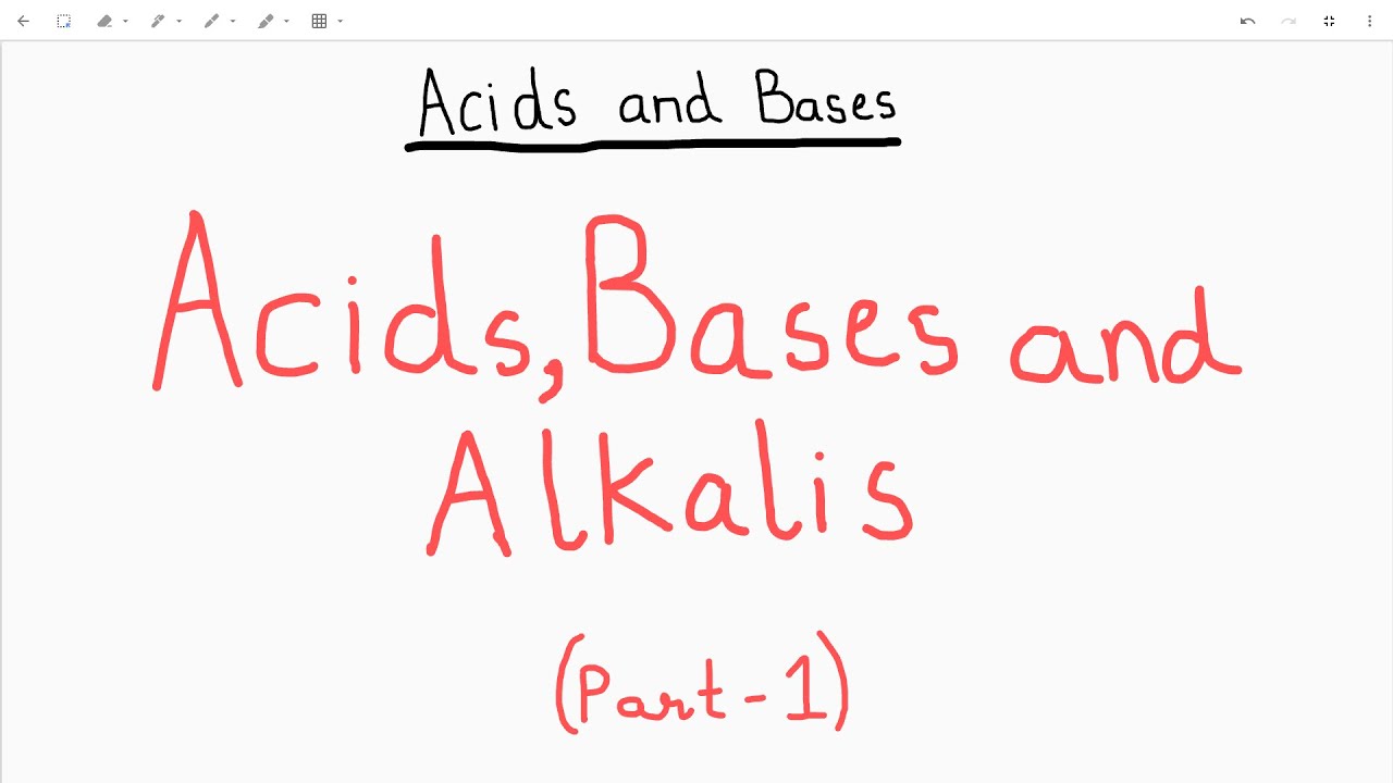 OLevels/IGCSE - Acids and Bases | Acids, Bases and Alkalis | Part 1 ...