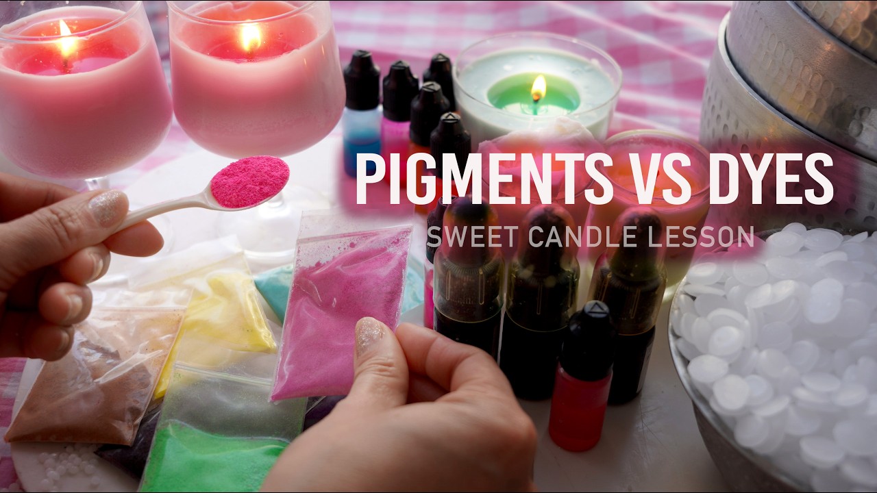 Candle Pigments vs Dyes | Coloring Candles Explained - YouTube