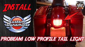 Custom Dynamics Probeam Low Profile Led Tail Light Installation | 2021 Street Glide Special