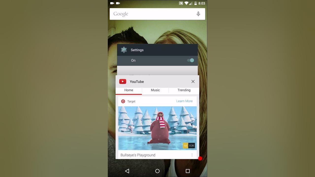 Android screen pinning child lock YouTube