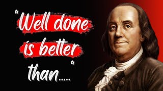 Shocking Truth About Benjamin Franklin Quotes || Quotes Forever
